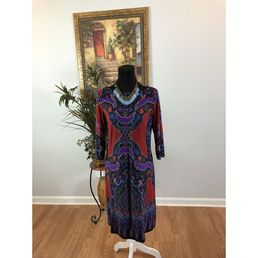 Emma & Michelle Woman 10 Dress Boat Neck Pullover Boho FestivalBella Swan Twilig